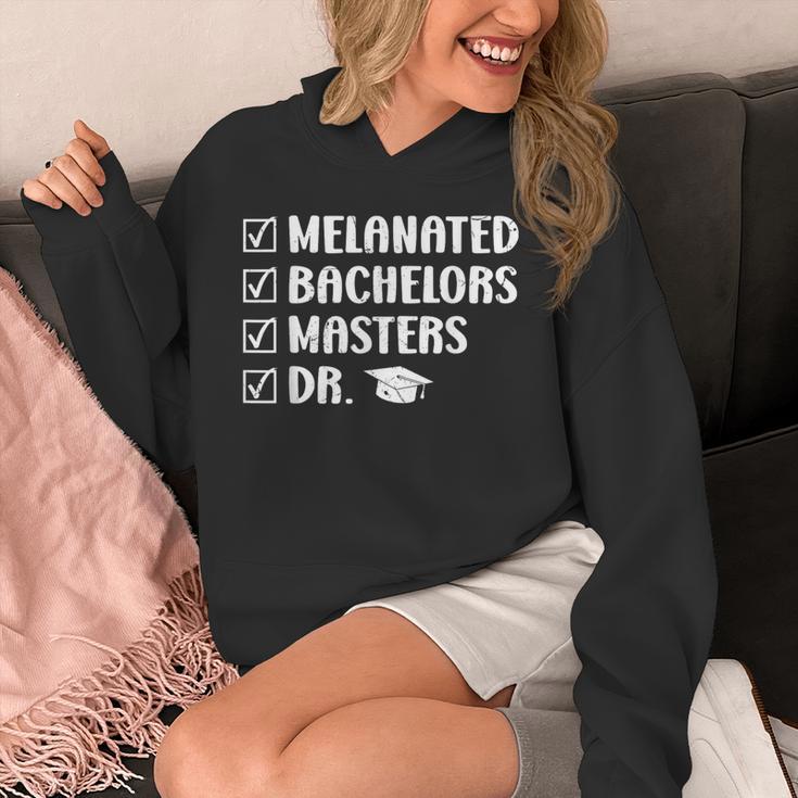 MELANATED BACHELORS MASTERS DR Doctor Graduation Unisex Hoodie
