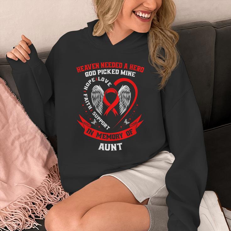 In Memory Aunt Heart Disease Awareness Month Memorial Unisex Hoodie In Memory Aunt Heart Disease Awareness Month Memorial Unisex Hoodie