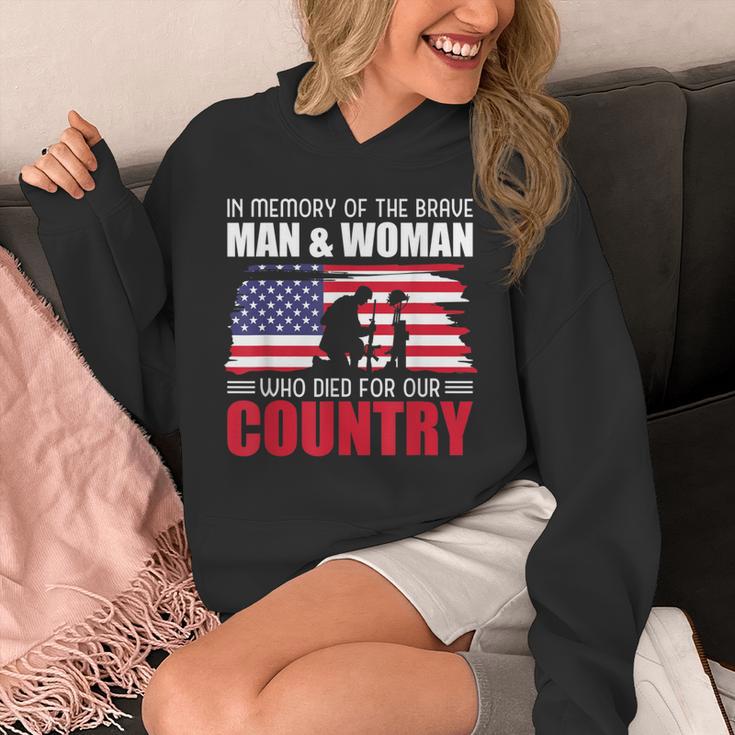 In Memory Of The Brave Man & Woman Memorial Day Unisex Hoodie In Memory Of The Brave Man & Woman Memorial Day Unisex Hoodie