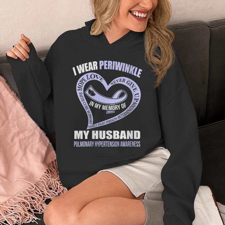 In My Memory Of My Husband PULMONARY HYPERTENSION AWARENESS Unisex Hoodie