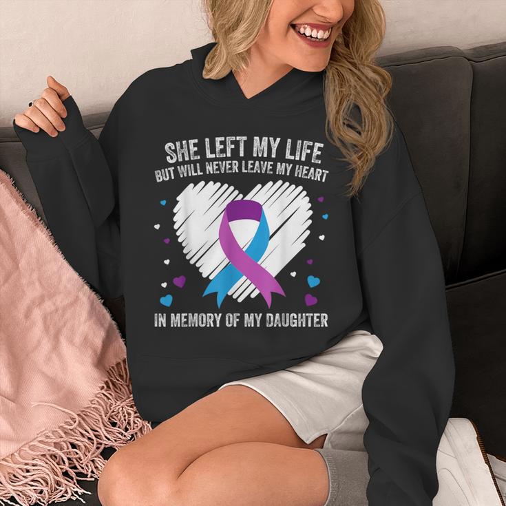 In Memory Of My Loving Daughter Suicide Prevention Awareness Unisex Hoodie