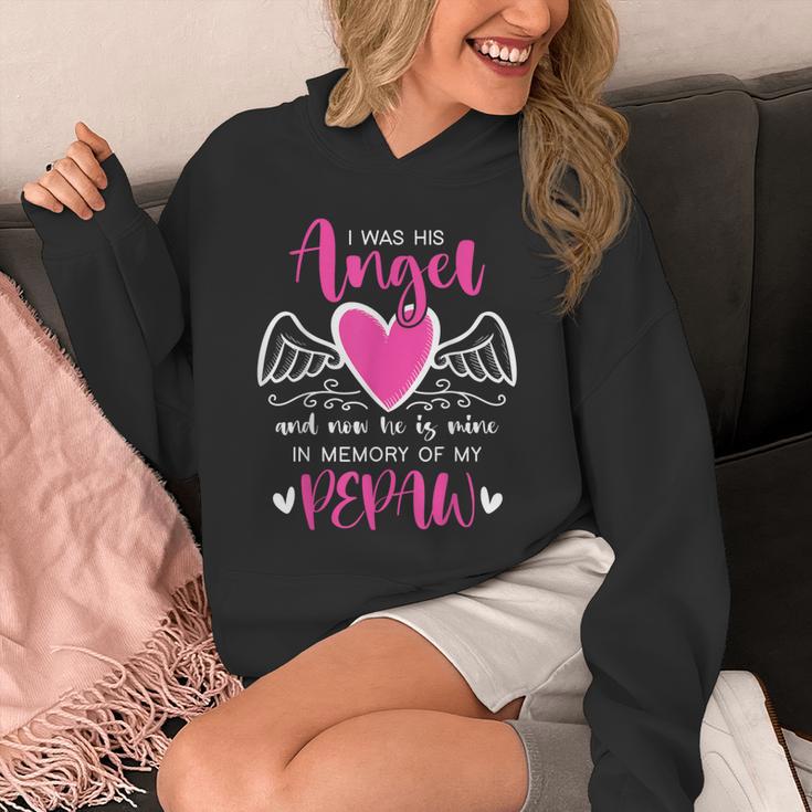 Memory Of My Pepaw I Was Her Angel Now She Is Mine Heaven Unisex Hoodie