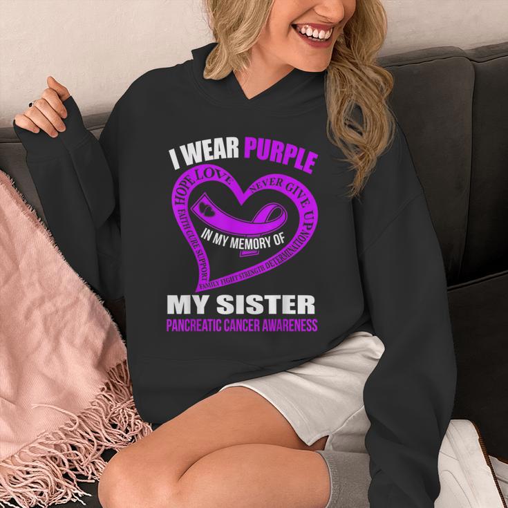 In My Memory Of My Sister PANCREATIC CANCER AWARENESS Unisex Hoodie