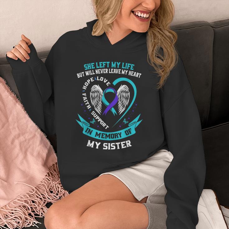 In Memory Of My Sister Suicide Awareness Prevention Memorial Unisex Hoodie