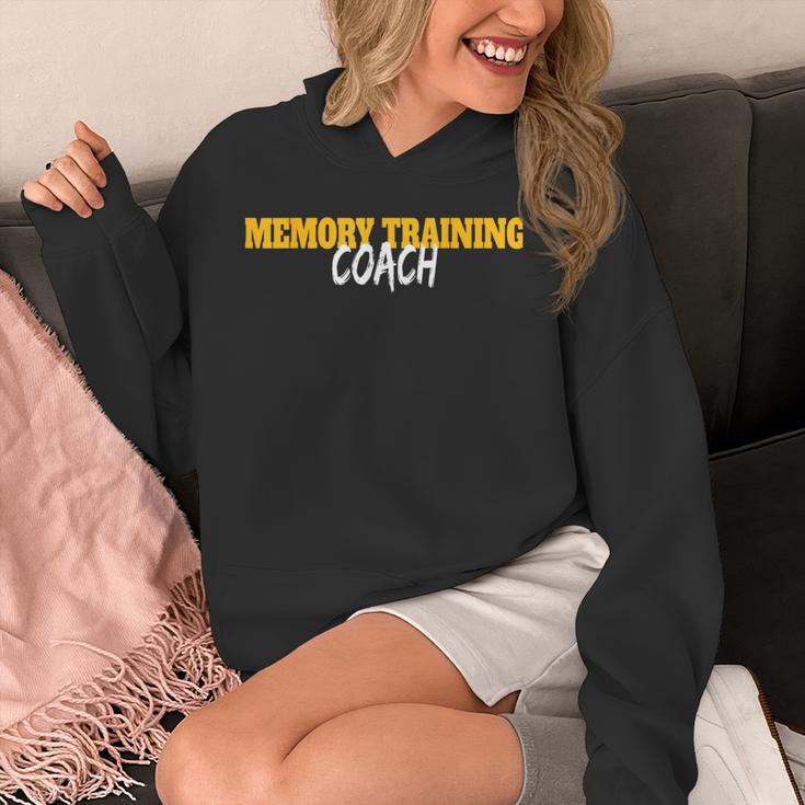 Memory Training Coach Coaching Trainer Teacher For Men Women Unisex Hoodie