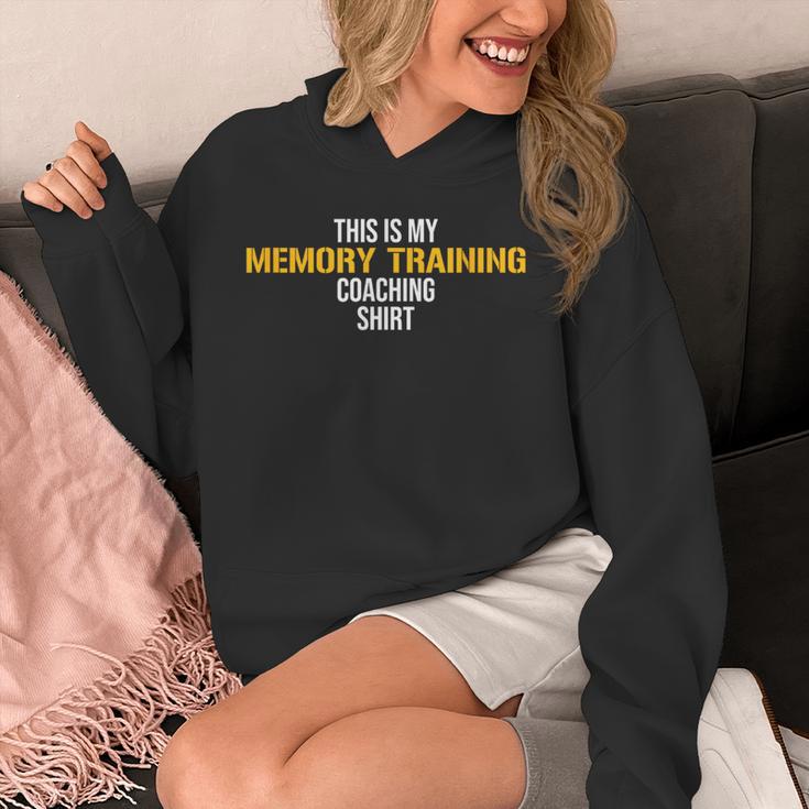 This Is My Memory Training Coaching Unisex Hoodie This Is My Memory Training Coaching Unisex Hoodie