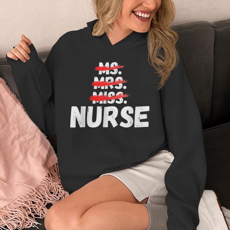 MsMrs Miss NURSE Nursing Graduation Unisex Hoodie