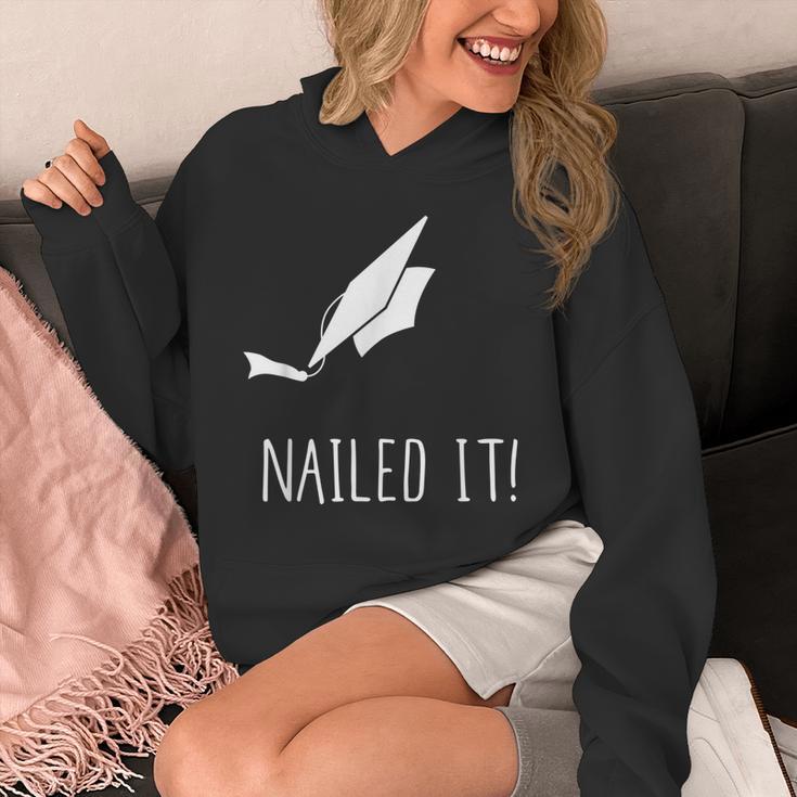 Nailed It Shirt Cute Graduation Grad Cap Unisex Hoodie