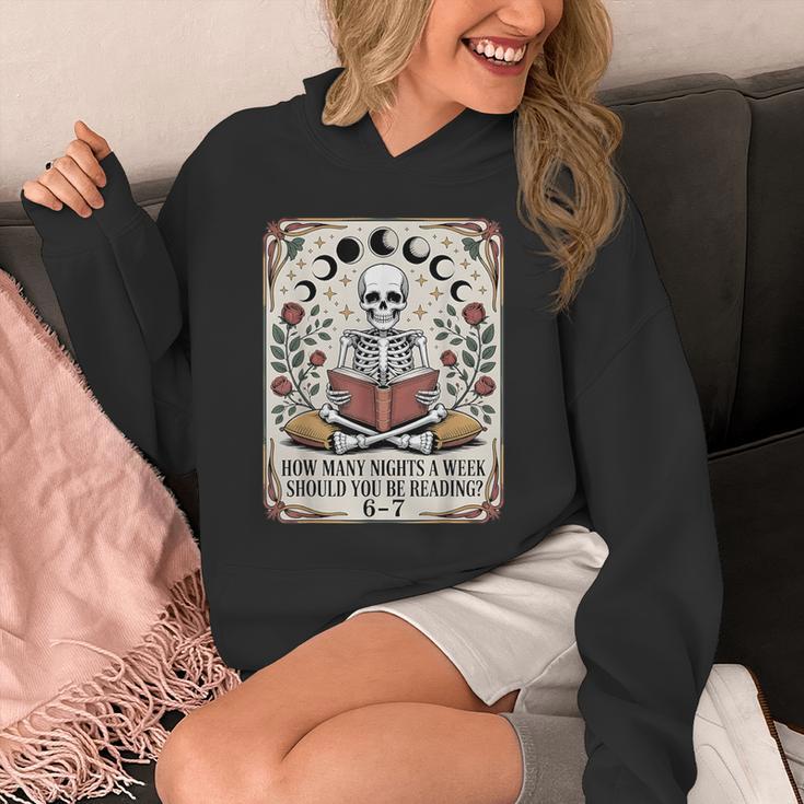 How Many Nights Reading Meme 6 7 Book Lover Unisex Hoodie