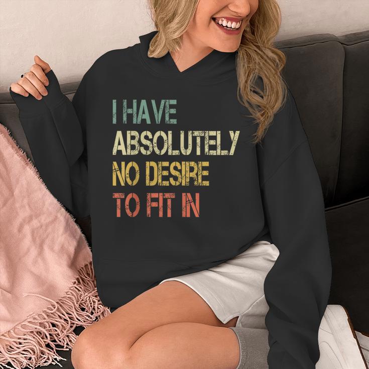 I Have No Desire To Fit In Shy Introvert Sarcasm AntiSocial Unisex Hoodie