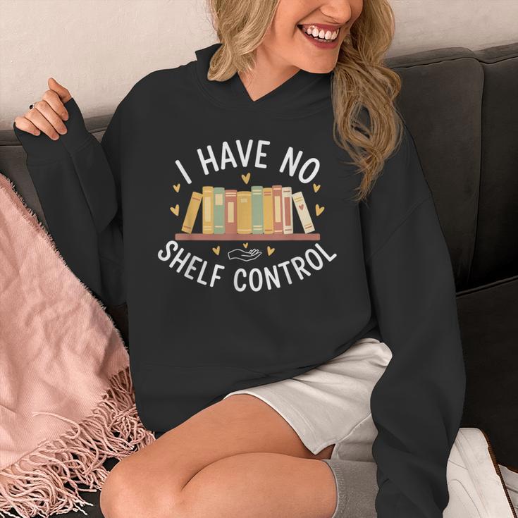 I Have No Shelf Control Book Lovers Teacher Women Graphic Unisex Hoodie