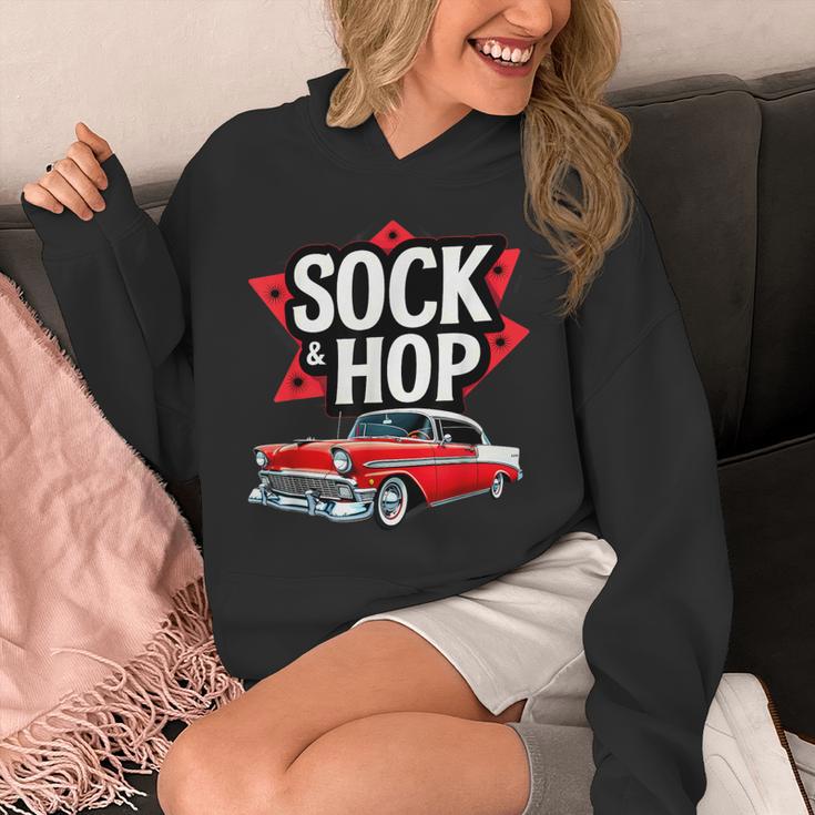 Nostalgia 1950s Sock Hop Dance Unisex Hoodie Nostalgia 1950s Sock Hop Dance Unisex Hoodie
