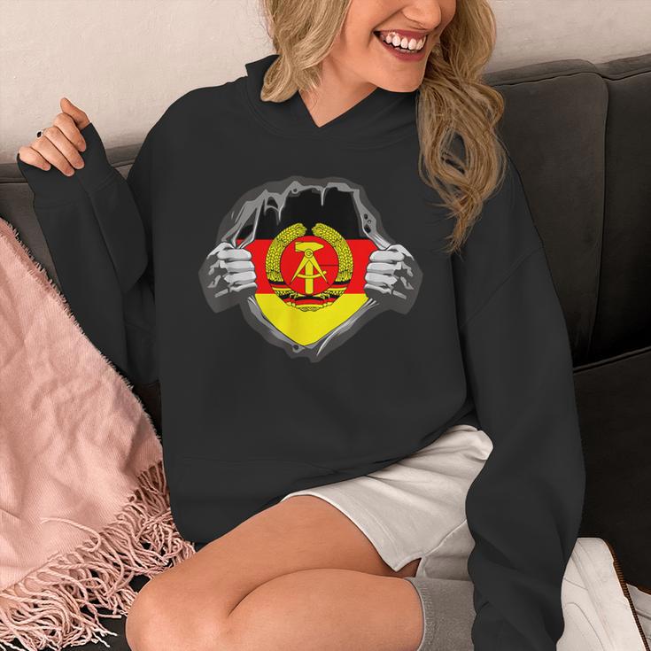 Nostalgia Chest Flag GDR Unisex Hoodie