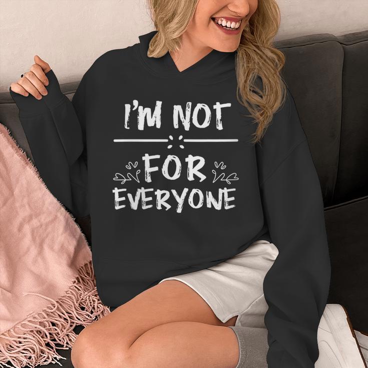 Not 4 Everyone Sarcastic Introvert Graphic Unisex Hoodie