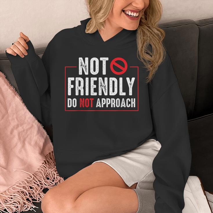 Not Friendly Do Not Approach Witty Introvert Tee Unisex Hoodie Not Friendly Do Not Approach Witty Introvert Tee Unisex Hoodie