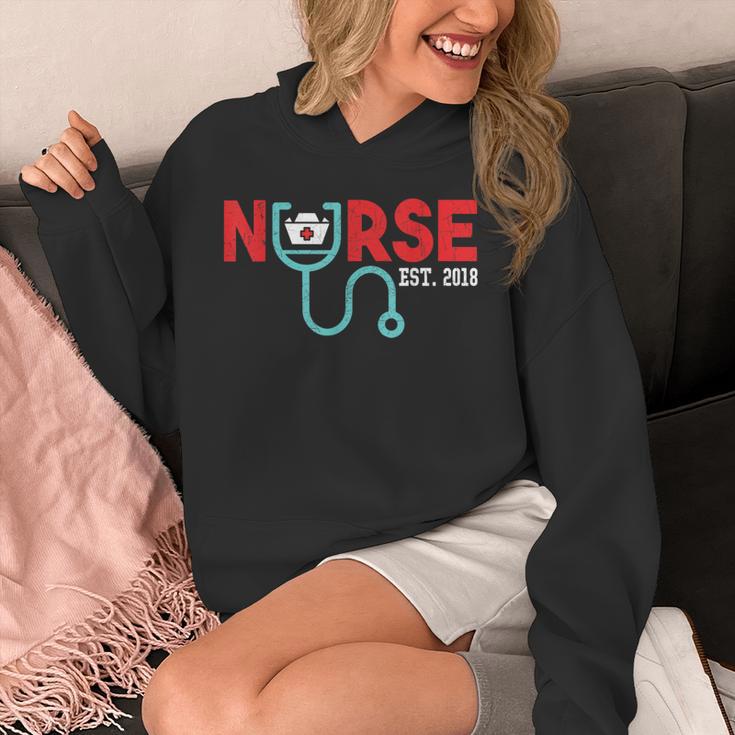 Nurse Est 2018 New Graduation Nursing School T-Shirt Unisex Hoodie