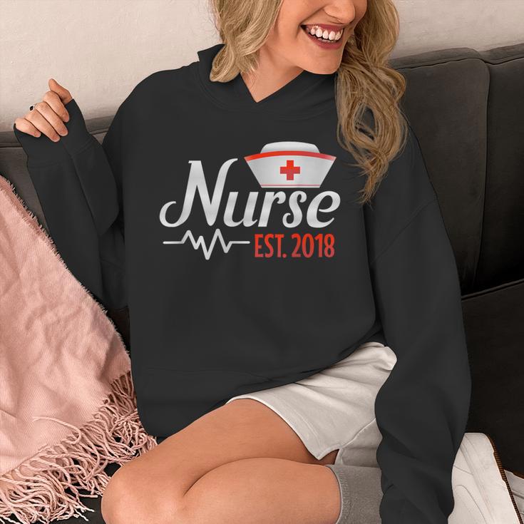 Nurse Nursing School Graduation Est 2018 Shirt Unisex Hoodie