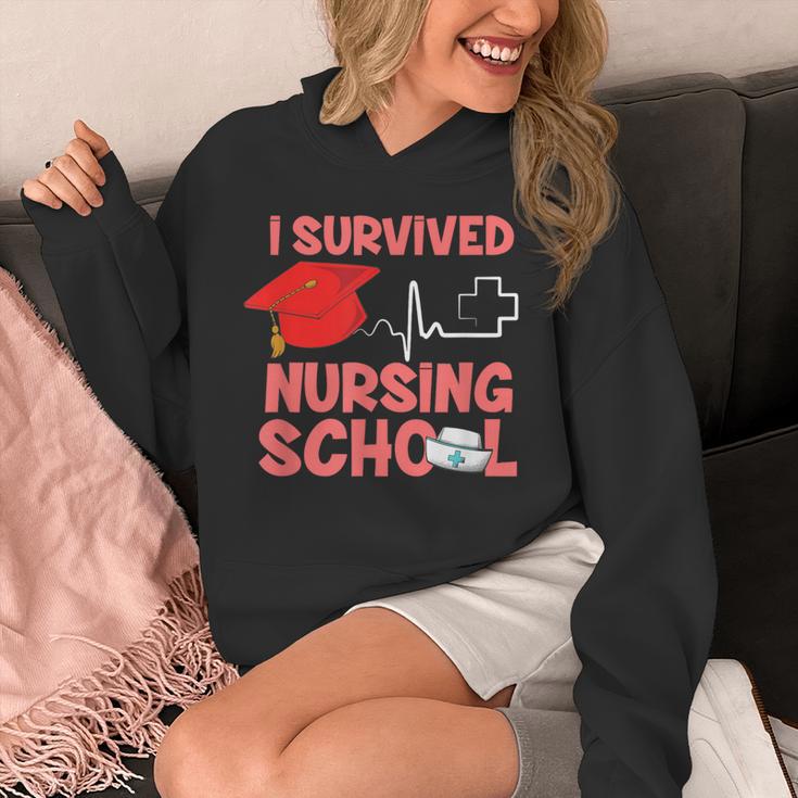 Nurse Survived Nursing School Graduation Unisex Hoodie
