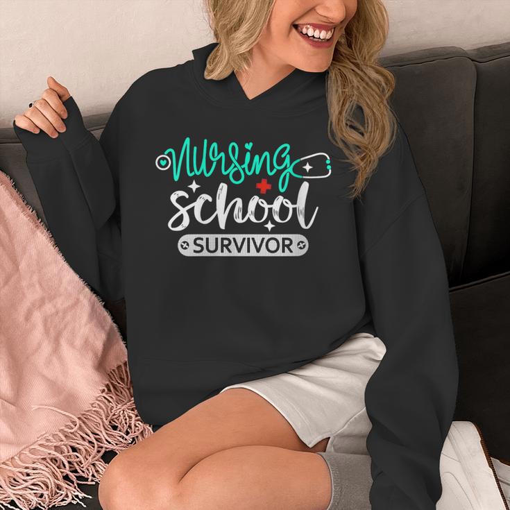 Nursing School Survivor RN Grad Nurse Graduation Student Unisex Hoodie