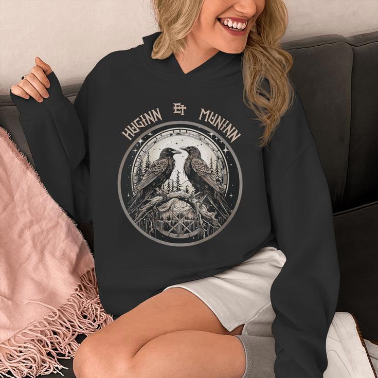 Odin Ravens Memory And Mind Huginn And Muninn Odin's Ravens Unisex Hoodie Odin Ravens Memory And Mind Huginn And Muninn Odin's Ravens Unisex Hoodie