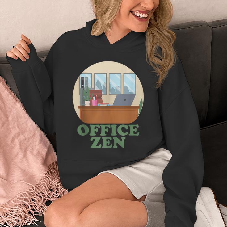 Office Zen Introvert Office Staff Secretary Employee Admin Unisex Hoodie