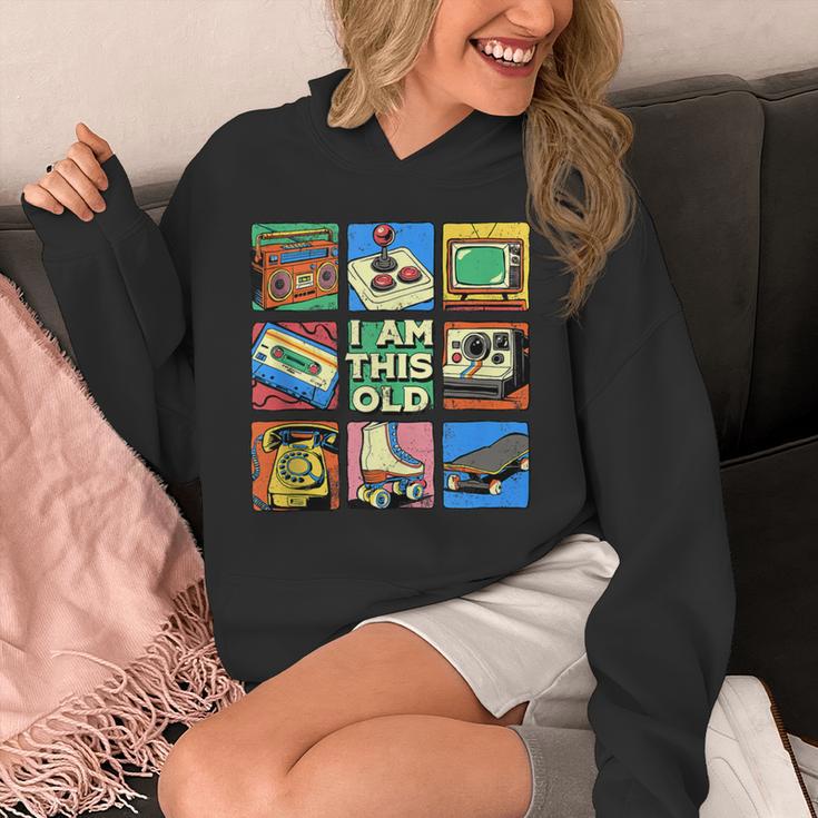 I Am This Old Retro Vintage Nostalgia 80s 90s Cassette Tape Unisex Hoodie