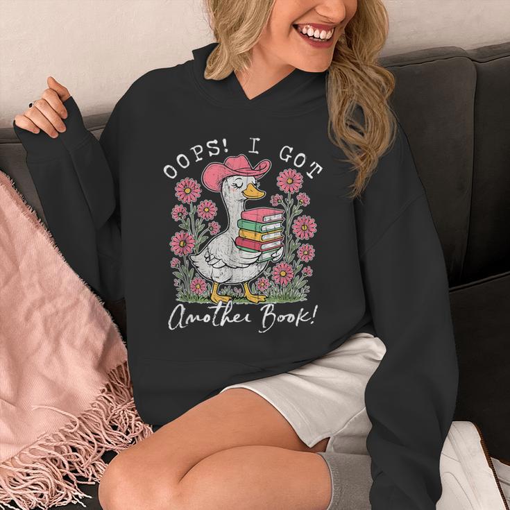 Oops I Got Another Book Goose Reading Humor Unisex Hoodie
