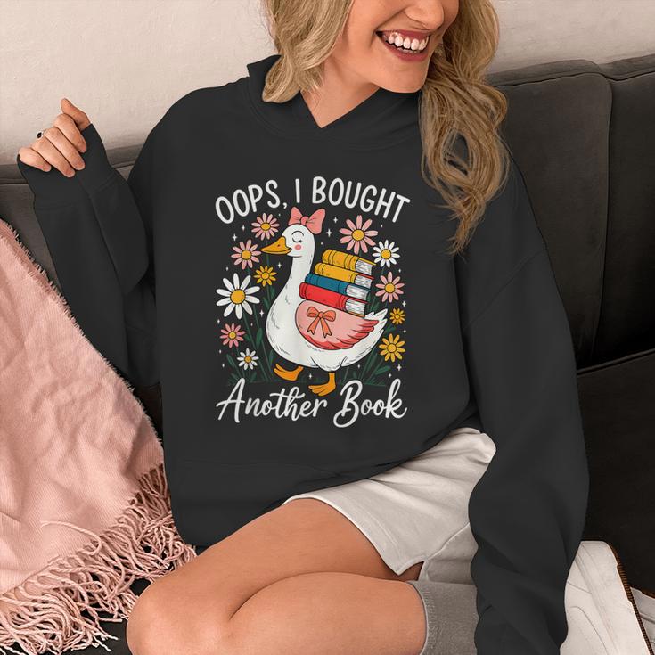 Oops I Bought Another Book Goose Reader Unisex Hoodie