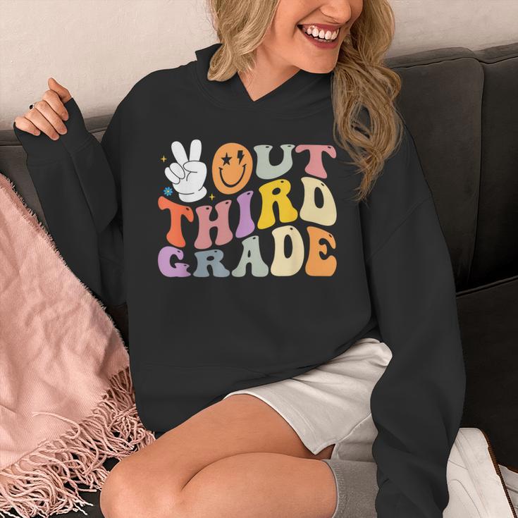 Peace Out Third 3rd Grade Graduation Graduate Class Of 2025 Unisex Hoodie