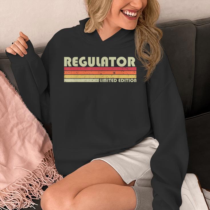 Personal Christmas Retro Vintage Graduation REGULATOR Job Title Profession Birthday Worker Idea Unisex Hoodie