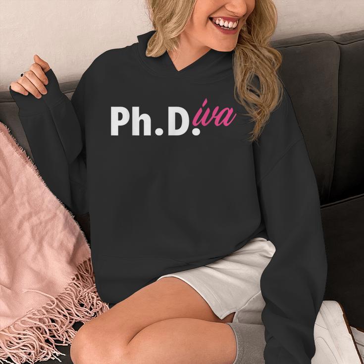 Ph Diva Women Dissertation Doctoral Degree Graduation PhD Unisex Hoodie