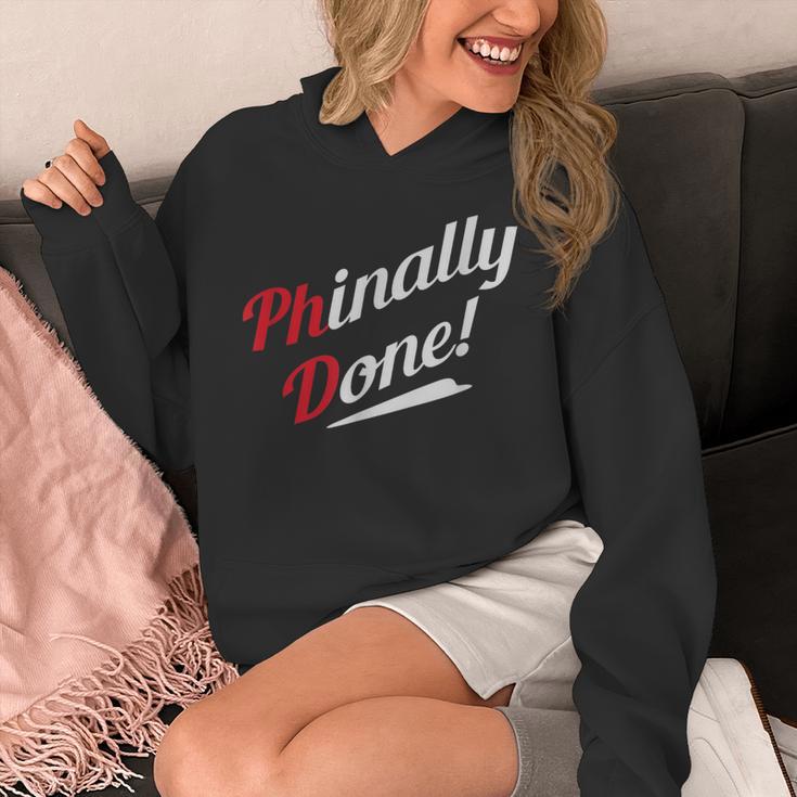 Phinally Done PhDShirt Graduation Unisex Hoodie
