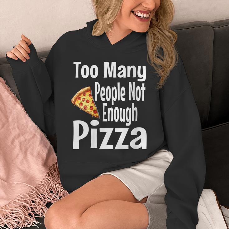 Pizza Lover Saying Introvert Anti Social Humor Foodie Unisex Hoodie