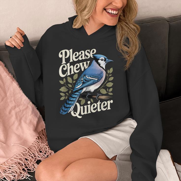 Please Chew Quieter Introvert Christmas Bird Watcher Unisex Hoodie