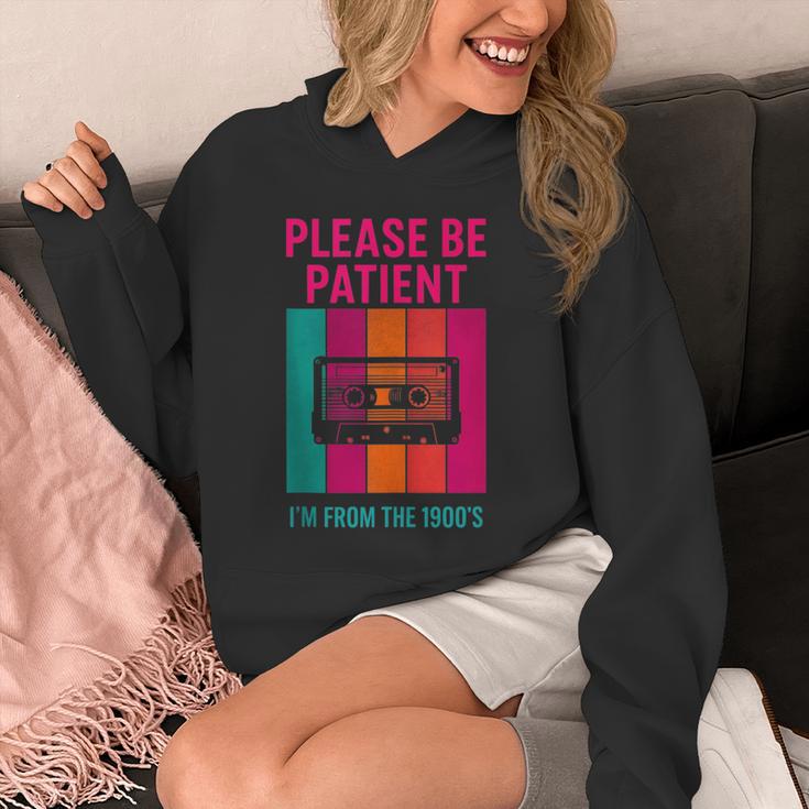 Please Be Patient I'm From The 1900s Retro Cassette Tape Unisex Hoodie