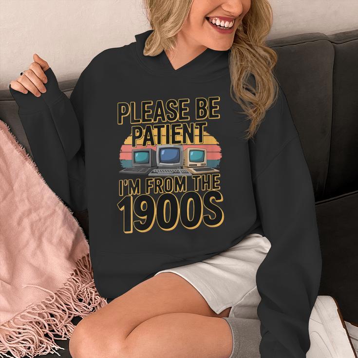 Please Be Patient I'm From The 1900s Retro Computer Unisex Hoodie