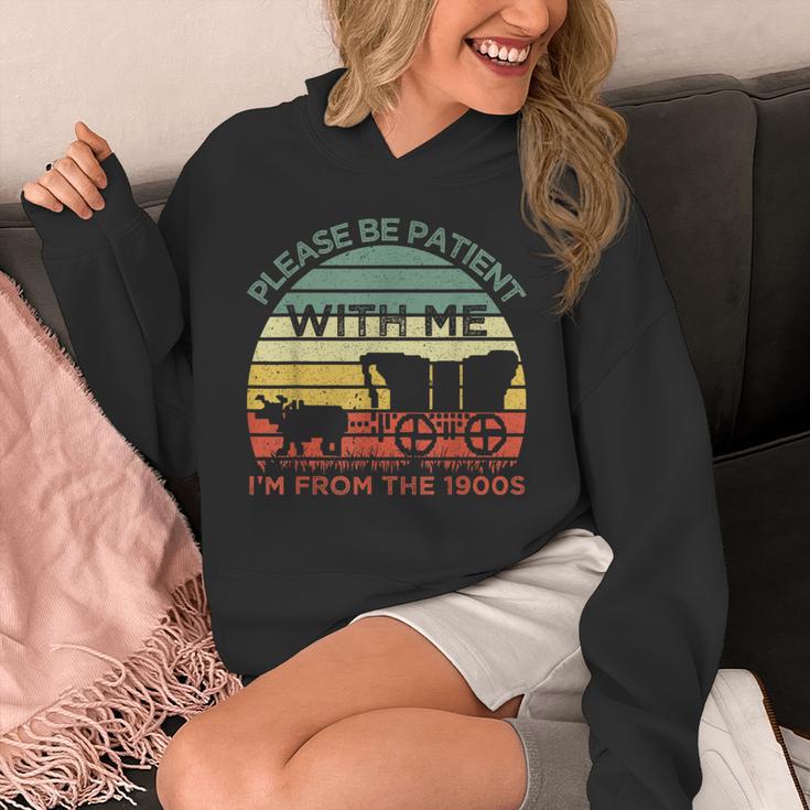 Please Be Patient With Me I'm From The 1900s Vintage Sunset Unisex Hoodie