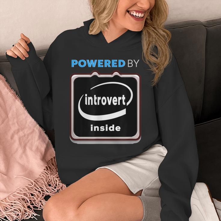Powered By Introvert Inside Embrace Your Quiet Strength Unisex Hoodie