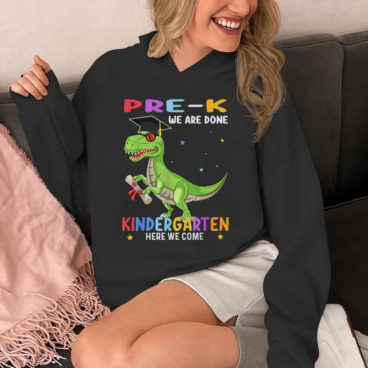 Pre k Graduation We Are Done Class 2023 Pre-k Dinosaur Boys Unisex Hoodie