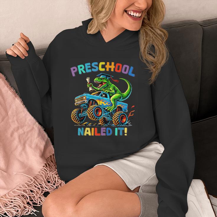 Preschool Graduation Monster Truck Dinosaur Boys Dino Tee Unisex Hoodie