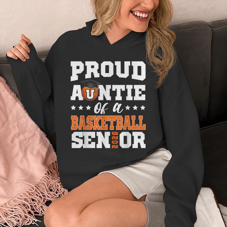 Proud Auntie Of a Basketball Senior 2026 Graduation Gifts Unisex Hoodie