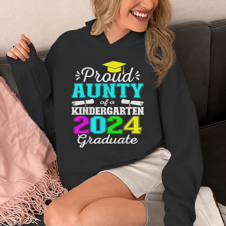 Proud Aunty Of Kindergarten Graduate 2024 Graduation Aunty Unisex Hoodie
