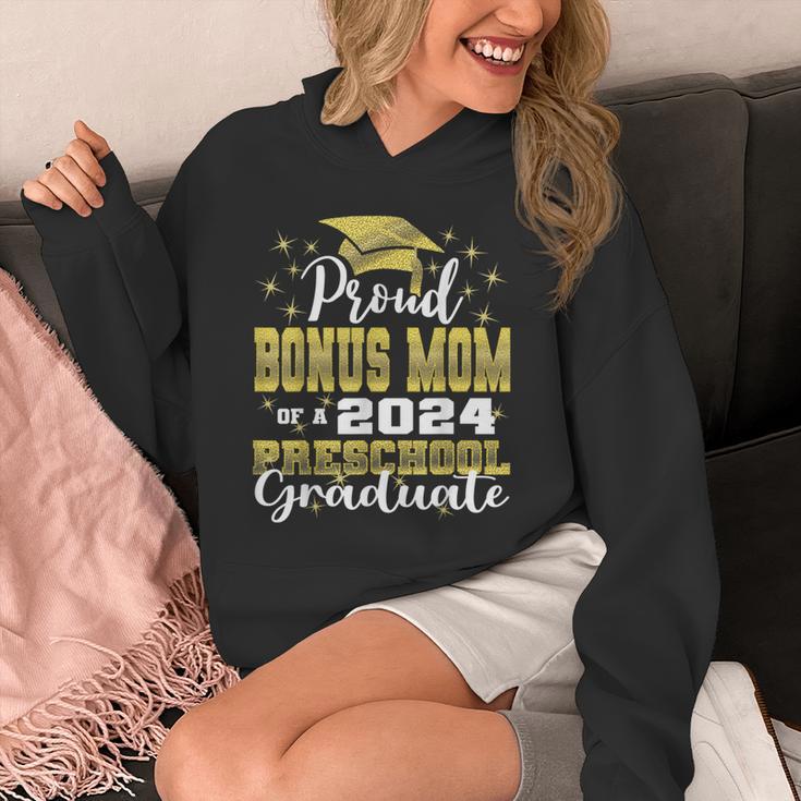 Proud Bonus Mom Of Pre School Graduate 2024 Graduation Bonus Unisex Hoodie