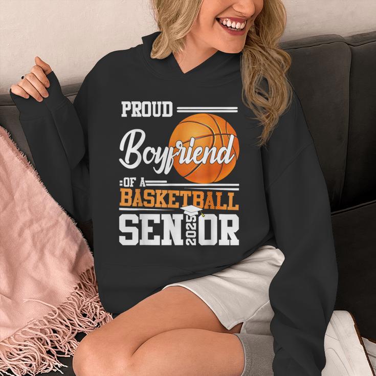 Proud Boyfriend Of A 2025 Senior Graduation Basketball Unisex Hoodie