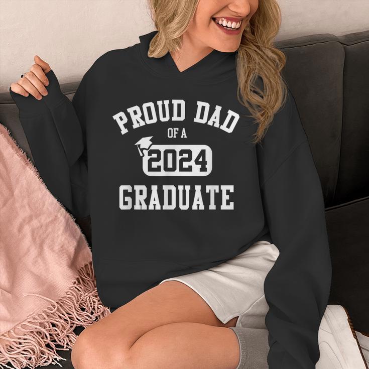 Proud Dad Of A 2024 Graduate Grad Class Of 2024 Graduation Unisex Hoodie