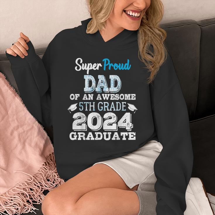 Proud DAD Of A 5th Grade Graduate 2024 Elementary Graduation Unisex Hoodie