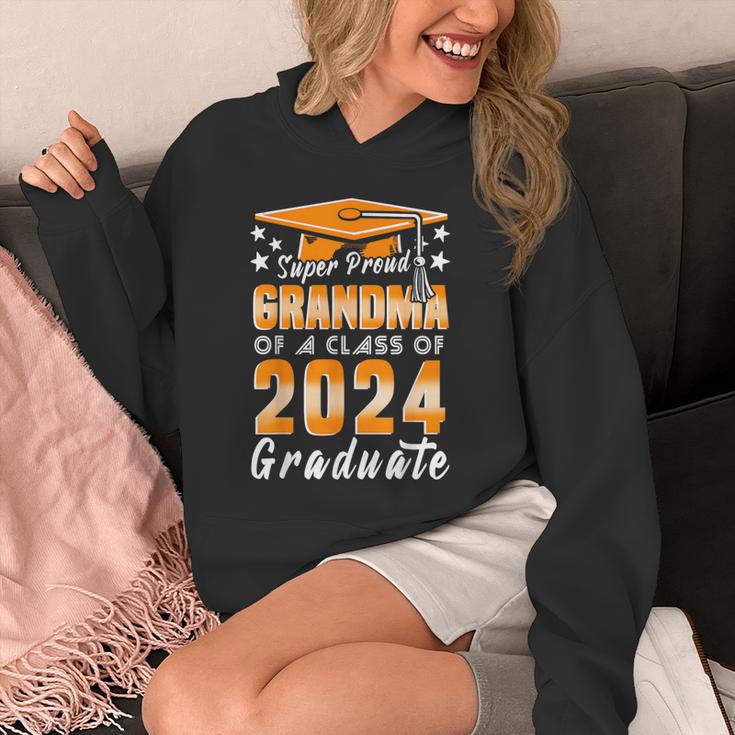 Proud Grandma Of A Class Of 2024 Matching Family Graduation Unisex Hoodie