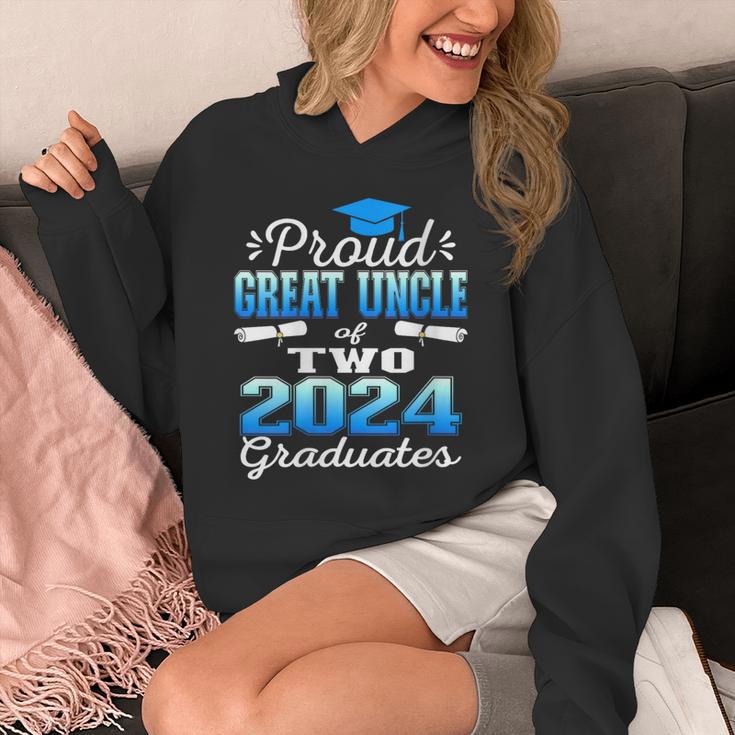 Proud Great Uncle Of Two 2024 Graduate Class 2024 Graduation Unisex Hoodie