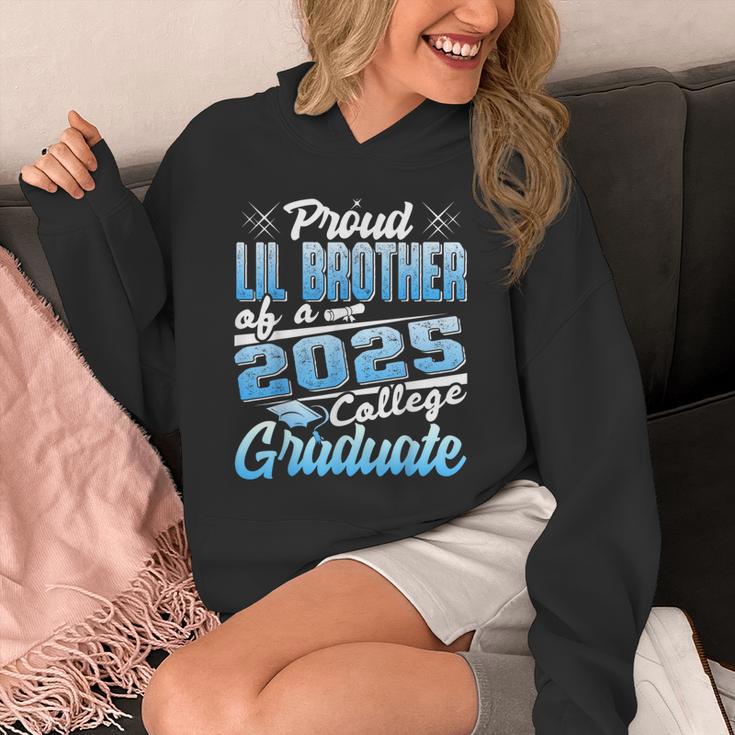 Proud Lil Brother Of 2025 Graduate College Shirt Graduation Unisex Hoodie