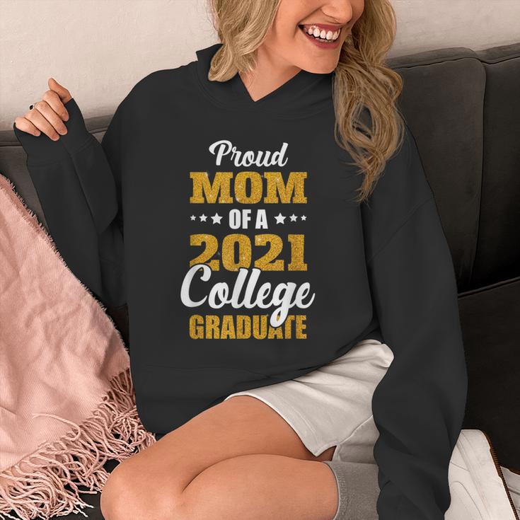 Proud Mom Of A 2021 College Graduate Senior Graduation Unisex Hoodie